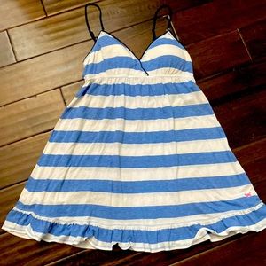 Victoria Secret blue striped night gown